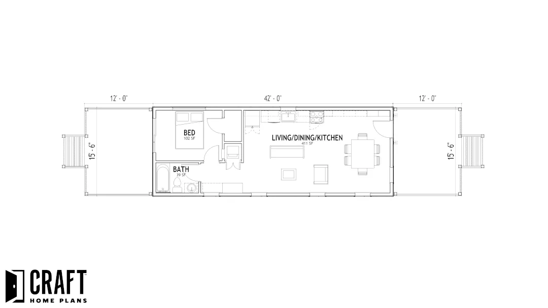 American Aspen — Narrow Lot floor plan